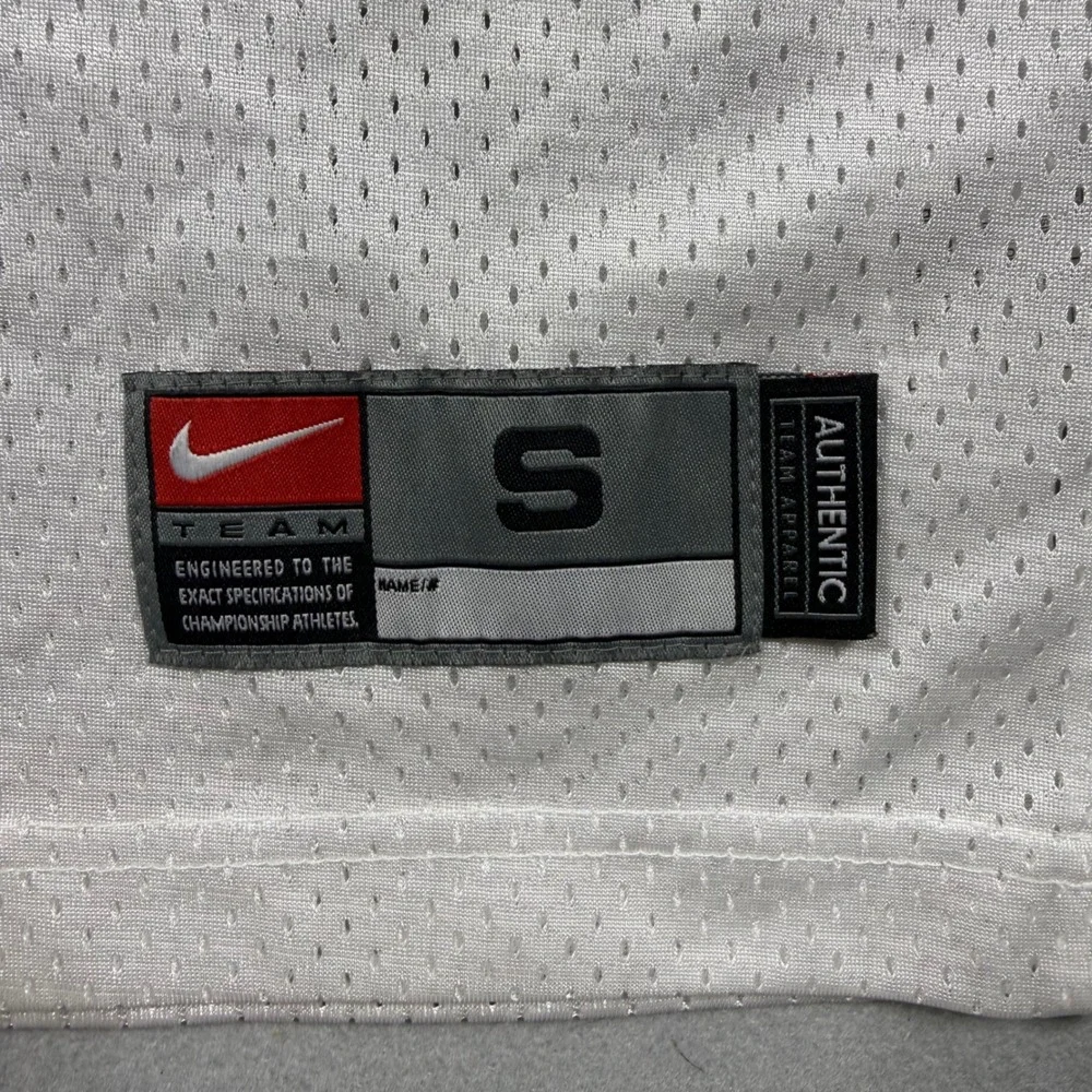 Nike Alabama Crimson Tide Jersey Mens Small White #4 Crimson Football Mesh